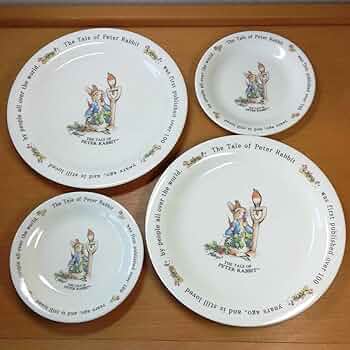 Amazon | ピーターラビット プレート 大皿 小皿 4枚セット